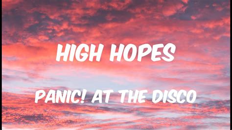 youtube high hopes|i've got high hopes videos.